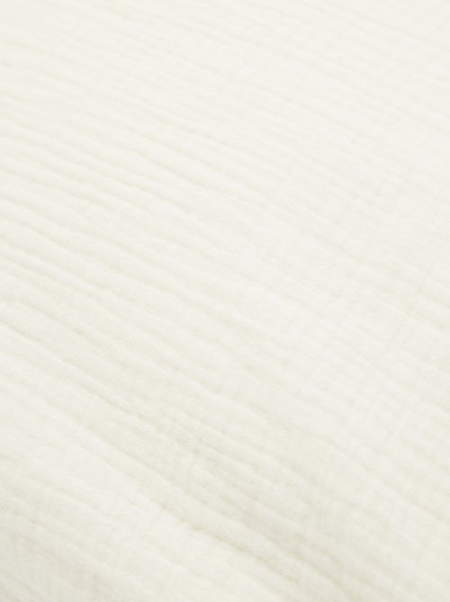 Double Cotton Gauze Bedding Set (240 x 220cm) - Kiabi Home - Kiabi