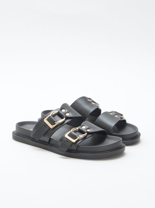 Double Strap Flat Sandals - Kiabi
