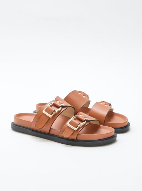 Double Strap Flat Sandals - Kiabi