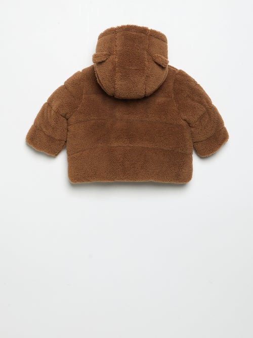 Doudoune à capuche avec oreilles - Kiabi
