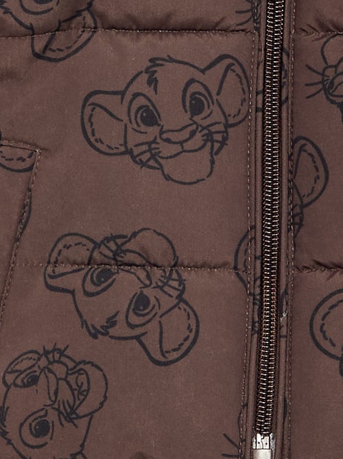Doudoune à capuche 'Disney' 'Le Roi Lion' - Kiabi