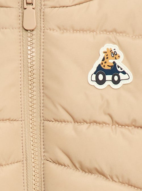 Doudoune à capuche matelassée sans manches - Kiabi