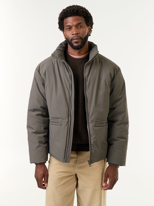 Doudoune col montant emmanchures raglan - Kiabi