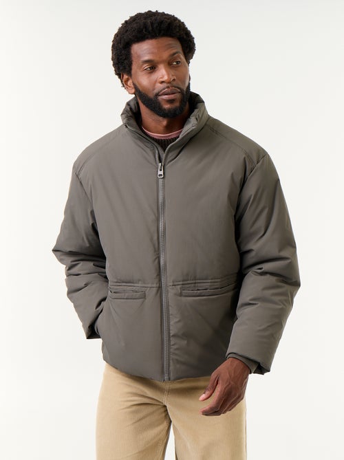 Doudoune col montant emmanchures raglan - Kiabi