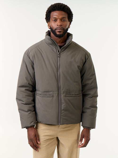 Doudoune col montant emmanchures raglan - Kiabi