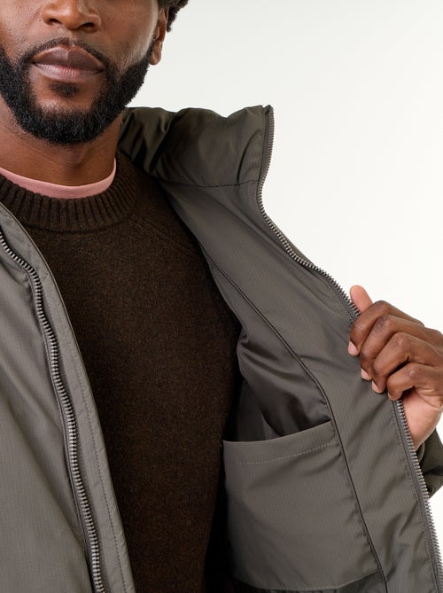 Doudoune col montant emmanchures raglan - Kiabi