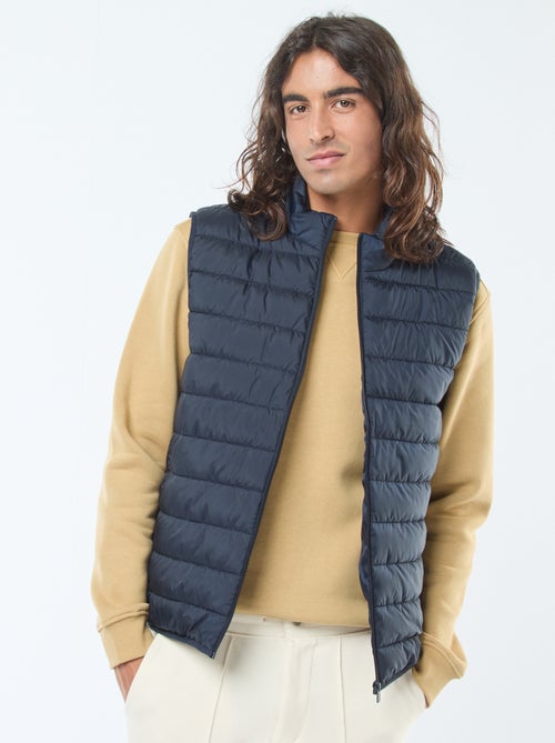 Doudoune déperlante sans manches unie - Kiabi