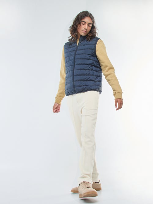 Doudoune déperlante sans manches unie - Kiabi