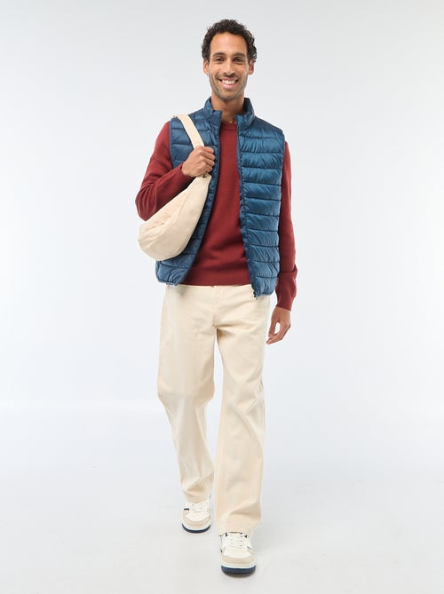 Doudoune déperlante sans manches unie - Kiabi