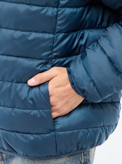 Doudoune légère à capuche - Kiabi