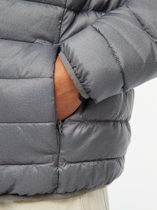 Doudoune légère à capuche - Kiabi