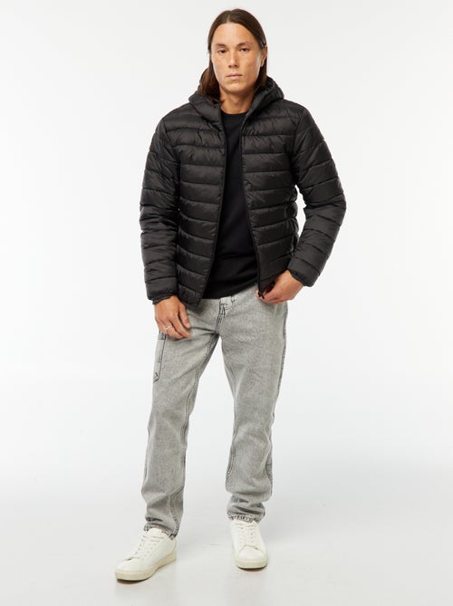 Doudoune légère à capuche - Kiabi