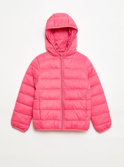 Doudoune légère avec capuche - Kiabi