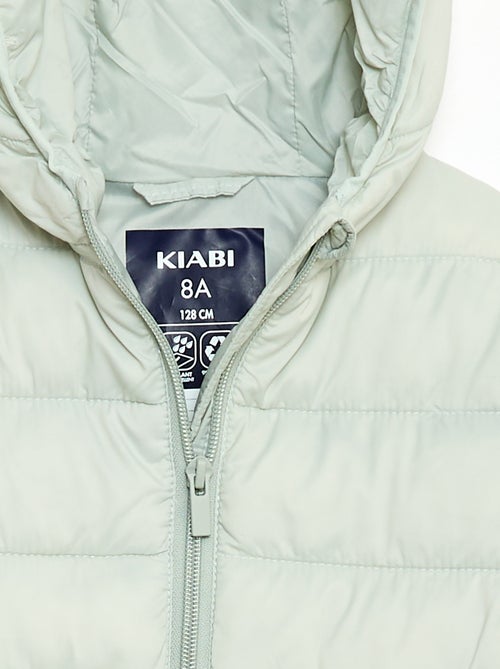 Doudoune légère avec capuche - Kiabi