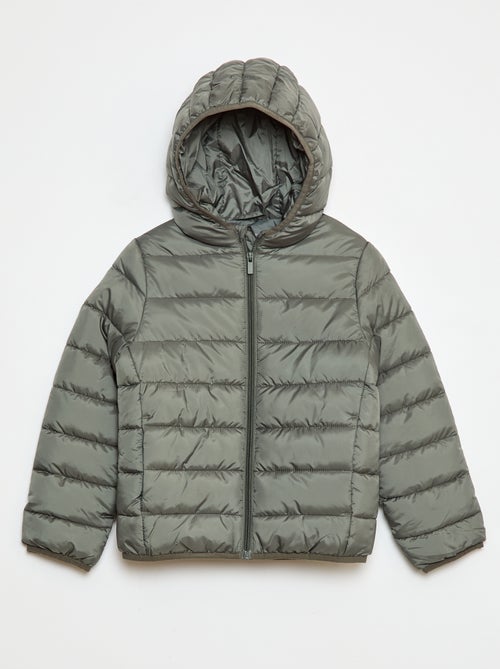 Doudoune légère avec capuche - Kiabi
