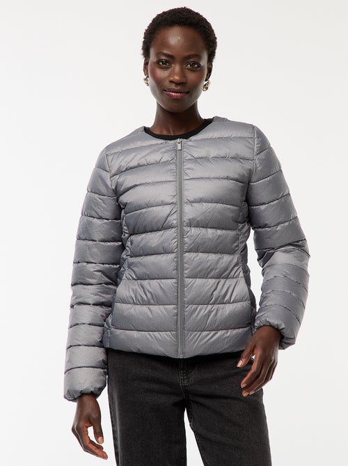 Doudoune légère matelassée et déperlante - Kiabi