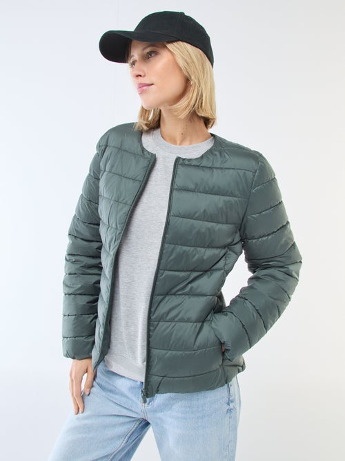 Doudoune légère matelassée et déperlante - Kiabi