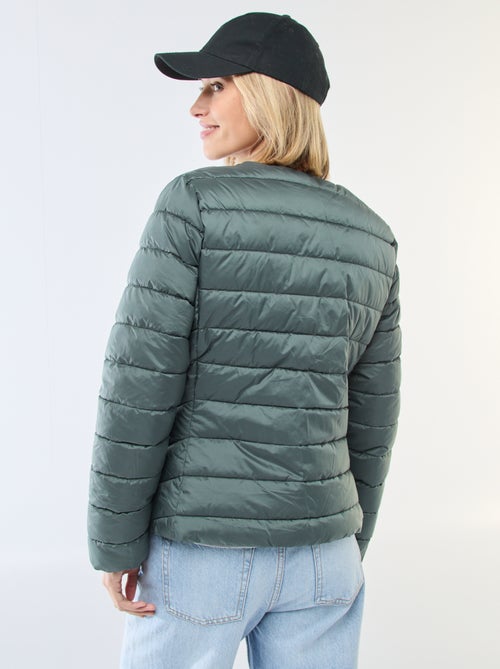 Doudoune légère matelassée et déperlante - Kiabi