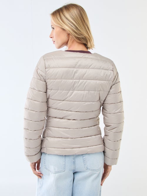 Doudoune légère matelassée et déperlante - Kiabi