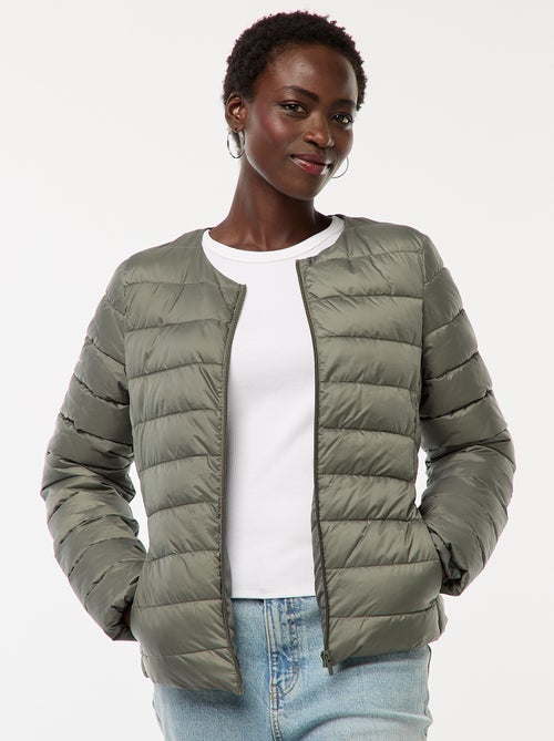 Doudoune légère matelassée et déperlante - Kiabi