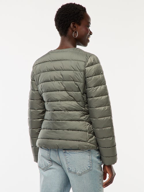 Doudoune légère matelassée et déperlante - Kiabi