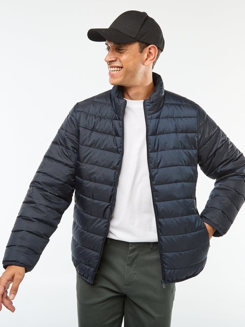 Doudoune légère matelassée unie - Kiabi