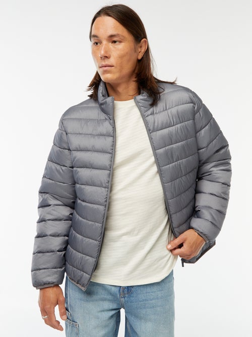 Doudoune légère matelassée unie - Kiabi