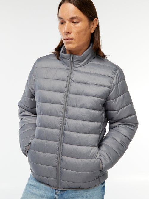 Doudoune légère matelassée unie - Kiabi