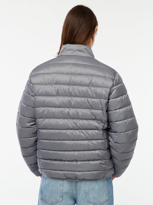 Doudoune légère matelassée unie - Kiabi