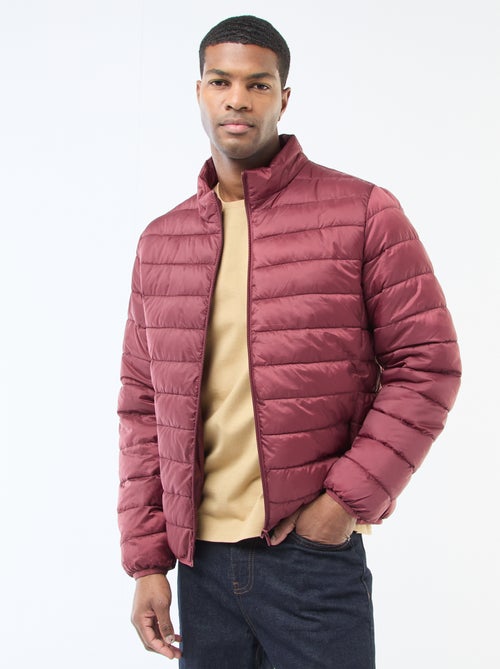 Doudoune légère matelassée unie - Kiabi