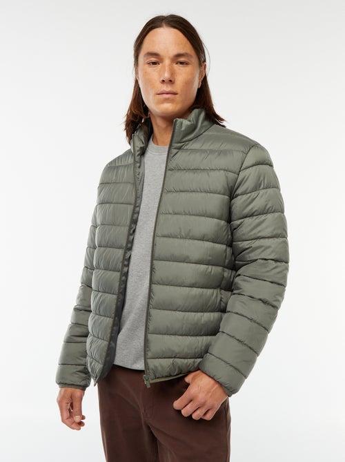 Doudoune légère matelassée unie - Kiabi