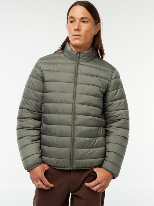 Doudoune légère matelassée unie - Kiabi