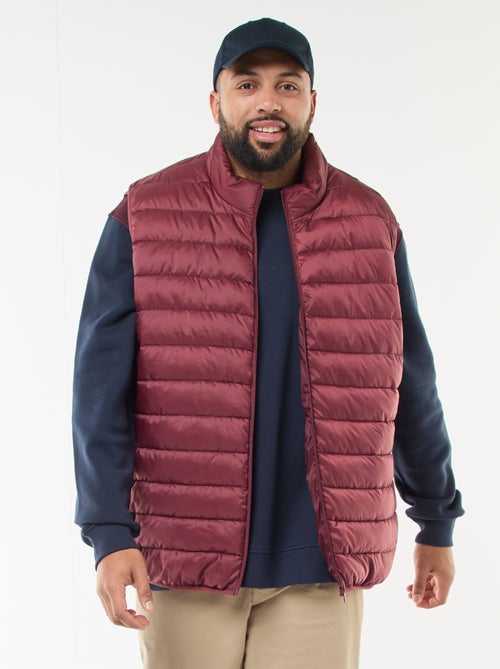 Doudoune légère sans manches à col montant - Kiabi