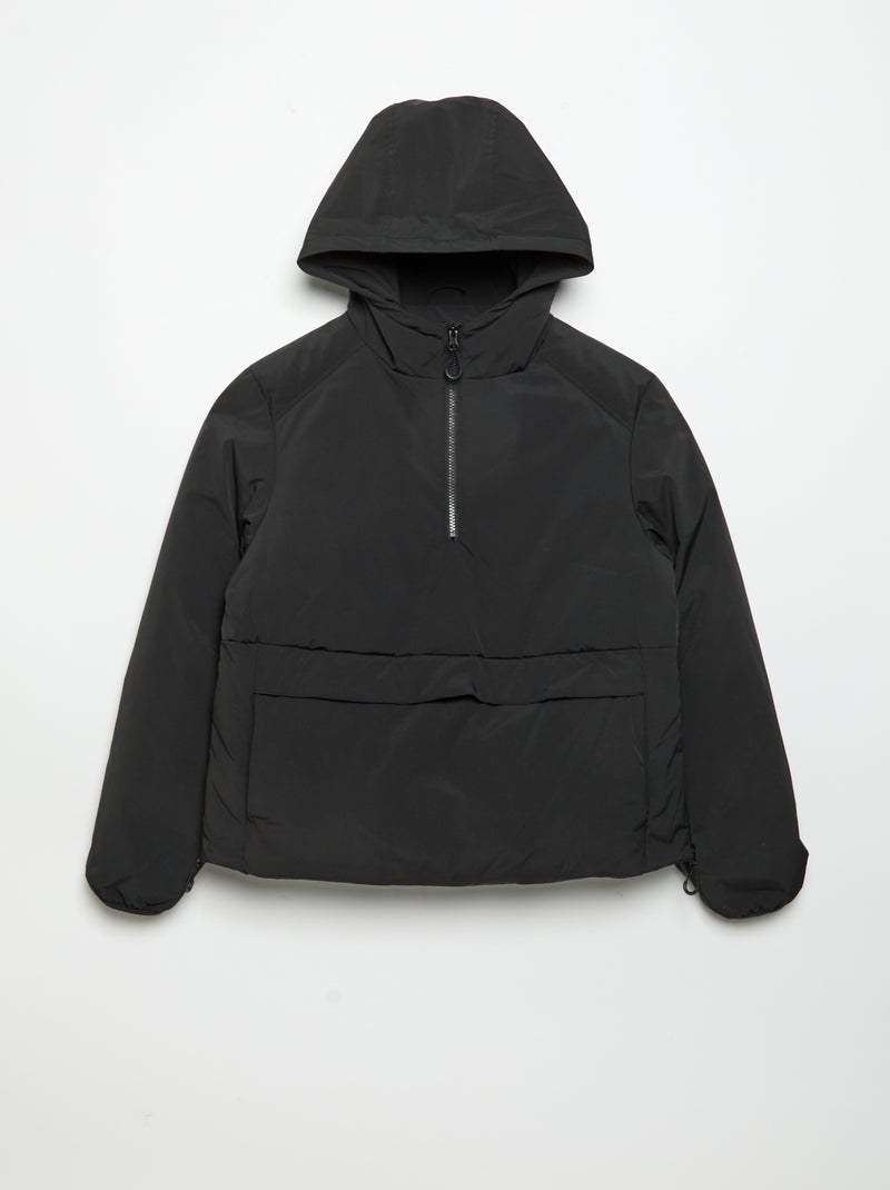 Doudoune matelassée à capuche - collection facile à enfiler Noir - Kiabi