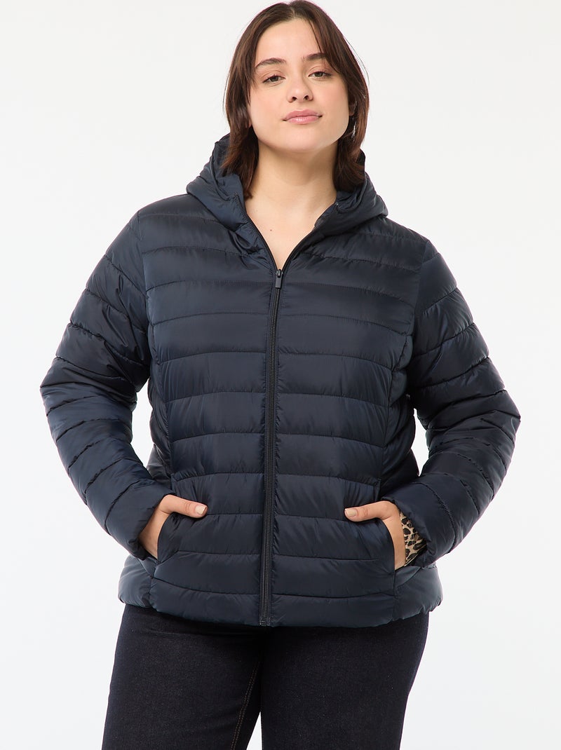 Doudoune matelassée déperlante Bleu - Kiabi