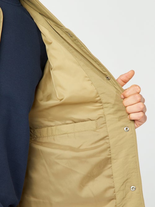 Doudoune quiltée manches amovibles - Kiabi