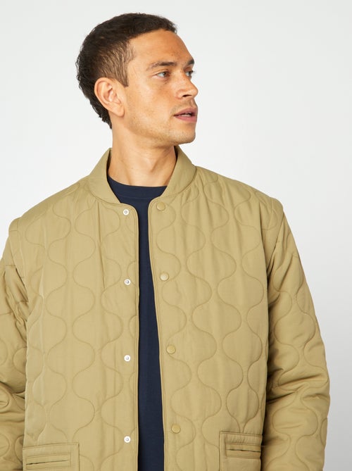 Doudoune quiltée manches amovibles - Kiabi