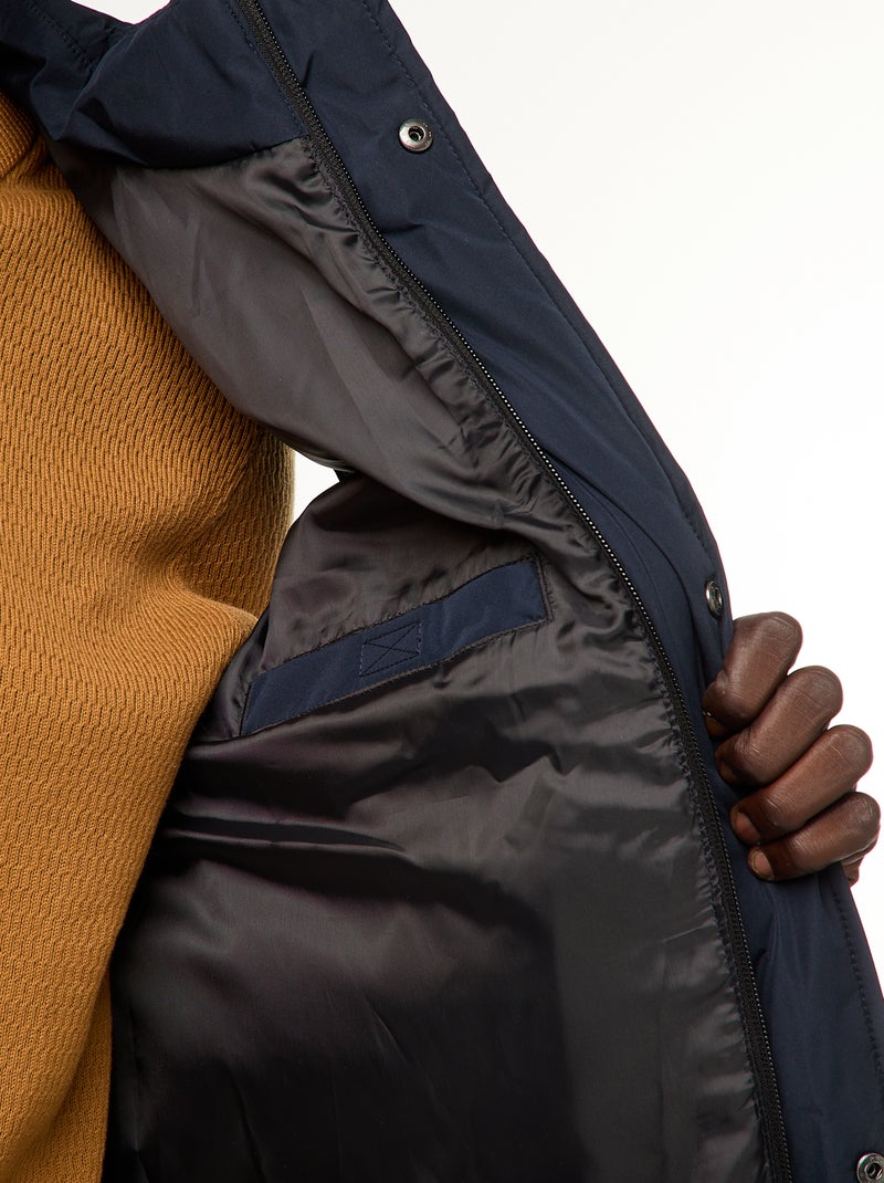 Doudoune sans manches chaude Bleu - Kiabi