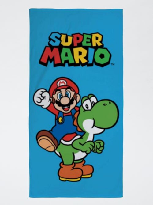 Drap de plage 'Mario' en coton 70X120 - Kiabi