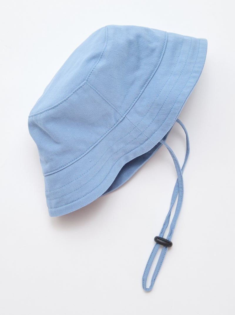 Drawstring Bucket Hat Blue - Kiabi