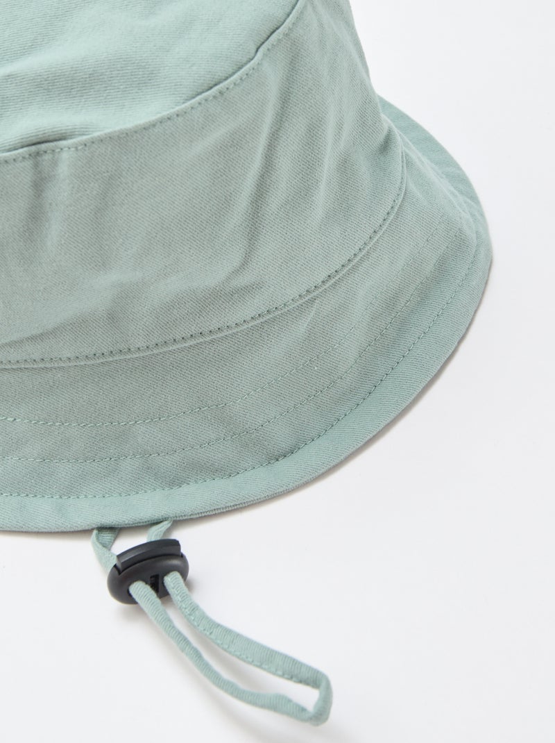 Drawstring Bucket Hat Green - Kiabi