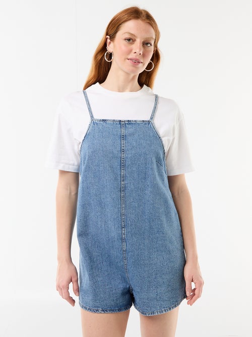 Dungaree Style Romper - Kiabi