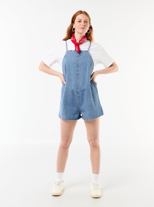 Dungaree Style Romper - Kiabi
