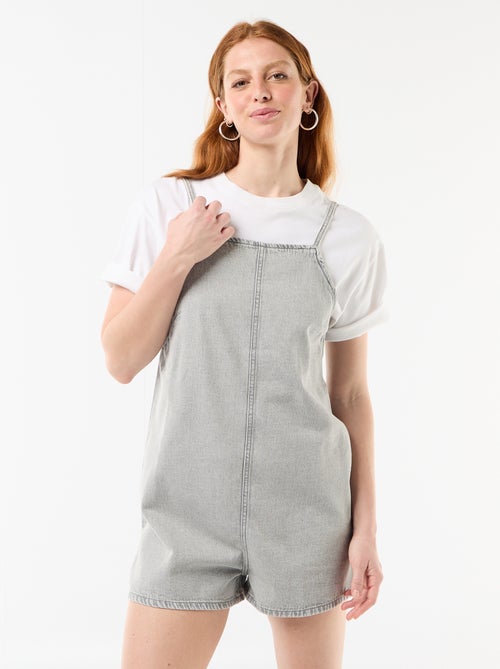 Dungaree Style Romper - Kiabi