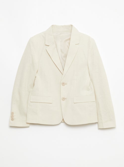 Einfarbige Anzugjacke - Kiabi