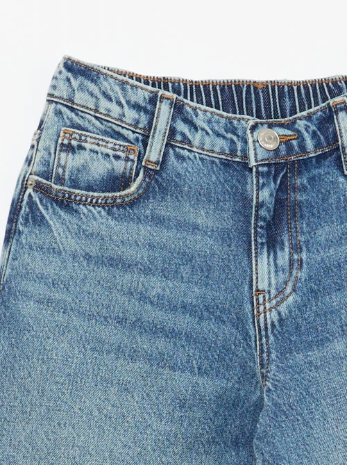 Einfarbige Baggy Jeans mit 5 Taschen - Kiabi