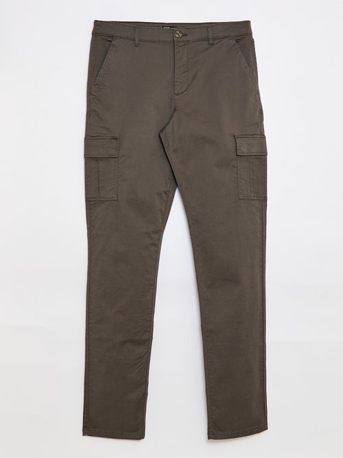 Einfarbige Cargohose - Kiabi Einfarbige Cargohose - Kiabi