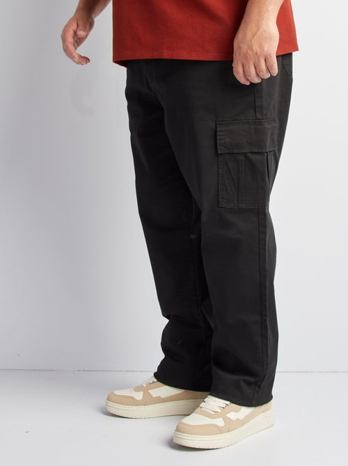 Einfarbige Cargohose - Kiabi Einfarbige Cargohose - Kiabi
