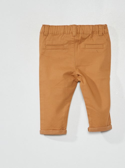 Einfarbige Chino-Hose - Kiabi