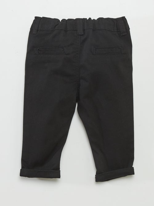 Einfarbige Chino-Hose - Kiabi